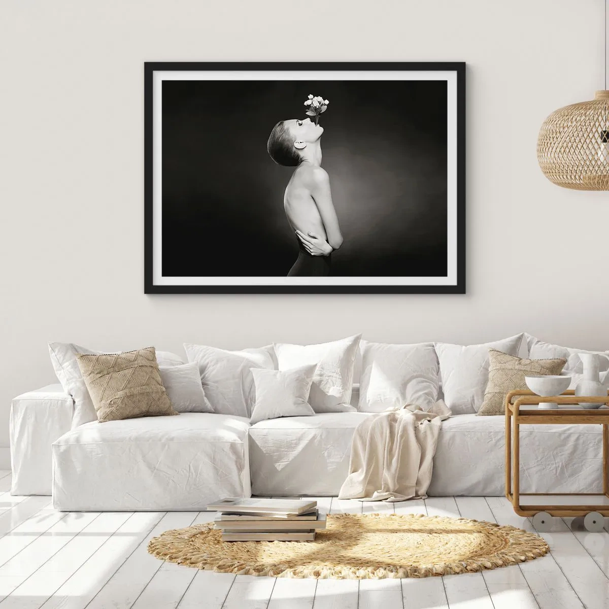 Affiche dans un cadre noir - Poster - Elégance excentrique - 40x30 cm