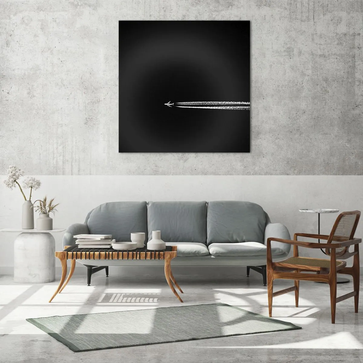 Impression sur verre - Image sur verre - Dans une autre dimension - 70x70 cm