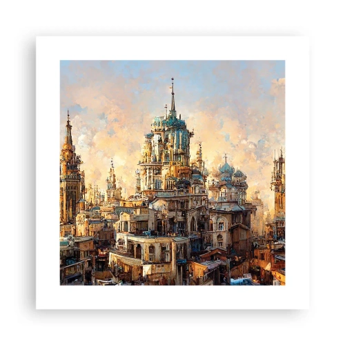 Affiche - Poster - Ville des villes - 40x40 cm