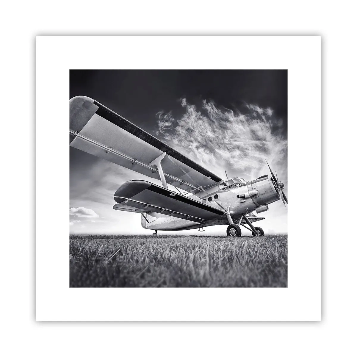 Affiche - Poster - Le pèlerin ailé - 30x30 cm