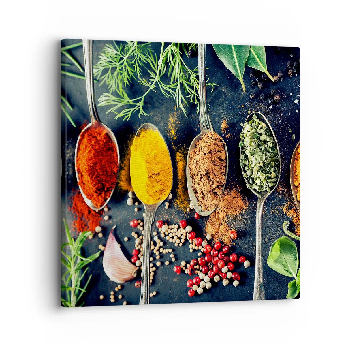 Impression sur toile - Image sur toile - Magie culinaire - 30x30 cm