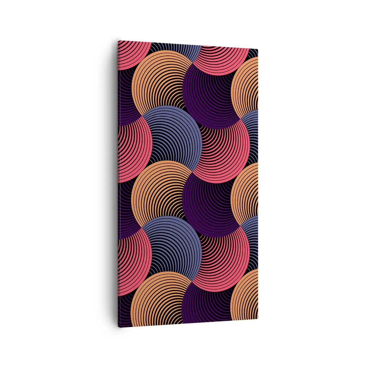 Impression sur toile - Image sur toile - Dans un rythme circulaire - 55x100 cm