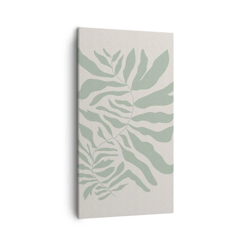 Impression sur toile - Image sur toile - Brindille d'émeraude - 45x80 cm