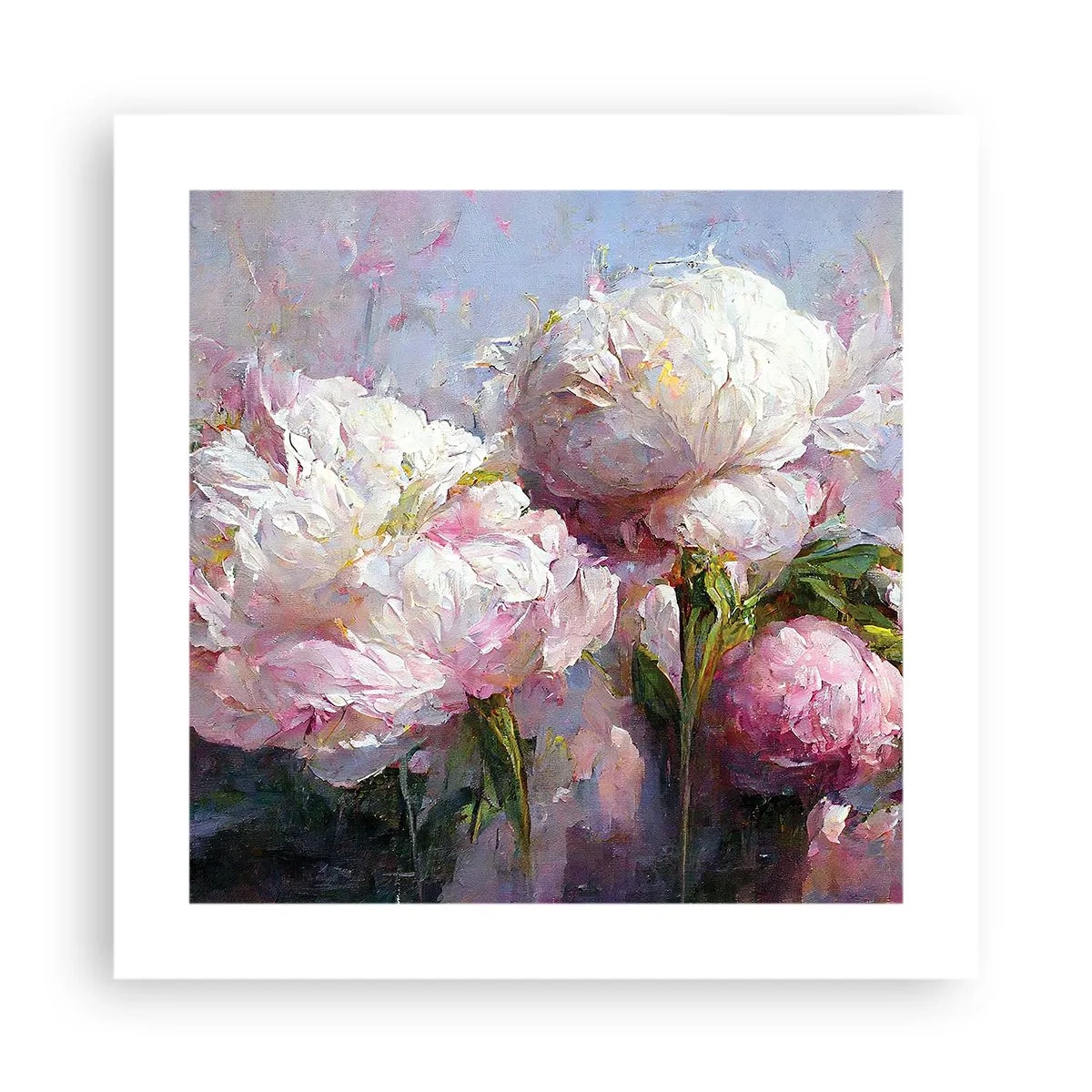 Affiche - Poster - Un bouquet plein de vie - 40x40 cm