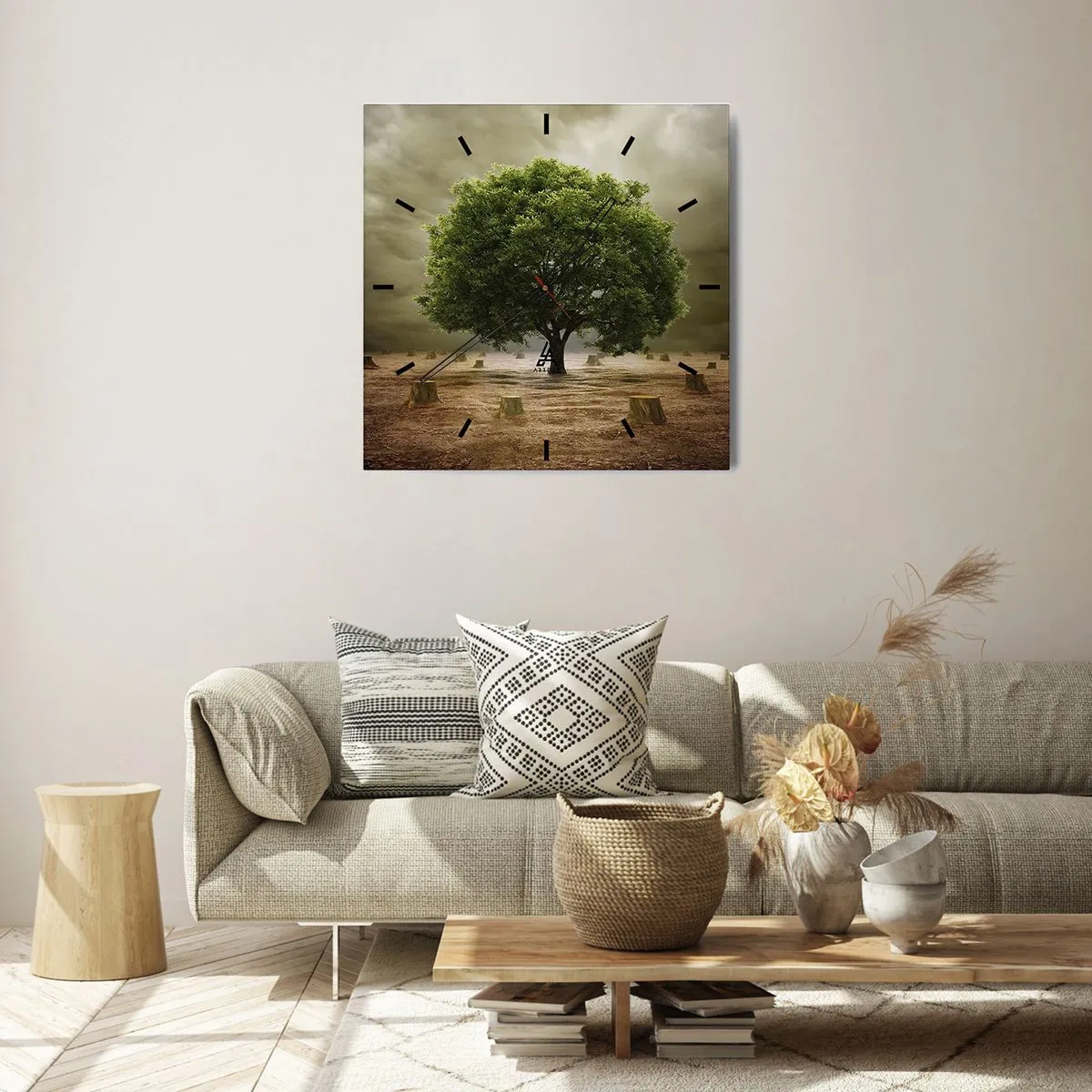 Horloge murale - Pendule murale - Tout l'espoir - 40x40 cm