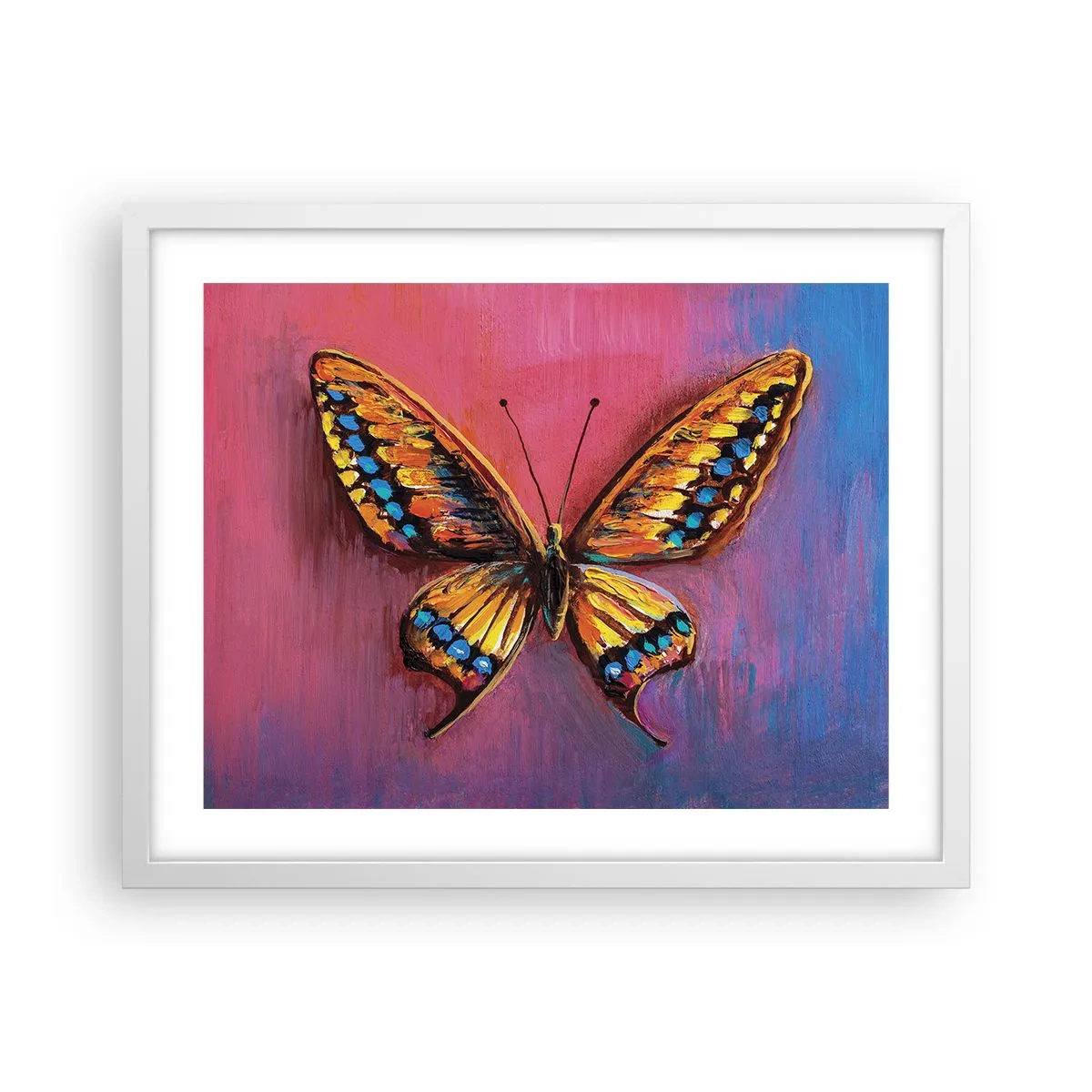 Affiche dans un cadre blanc - Poster - Un joyau de la nature - 50x40 cm