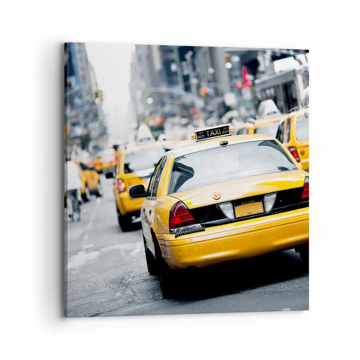 Impression sur toile - Image sur toile - Seulement dans cette ville - 70x70 cm