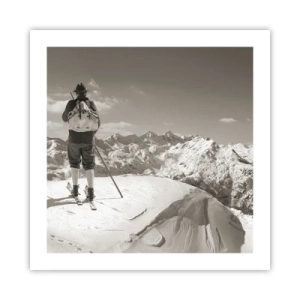 Affiche - Poster - Toutes les mêmes ces montagnes - 50x50 cm