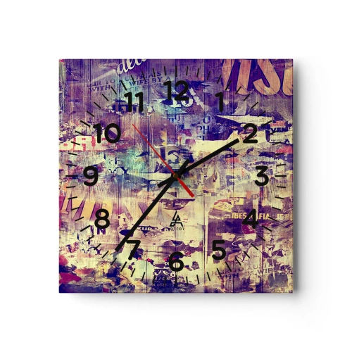 Horloge murale - Pendule murale - Et c'est tout ce qu'il y a à faire - 30x30 cm