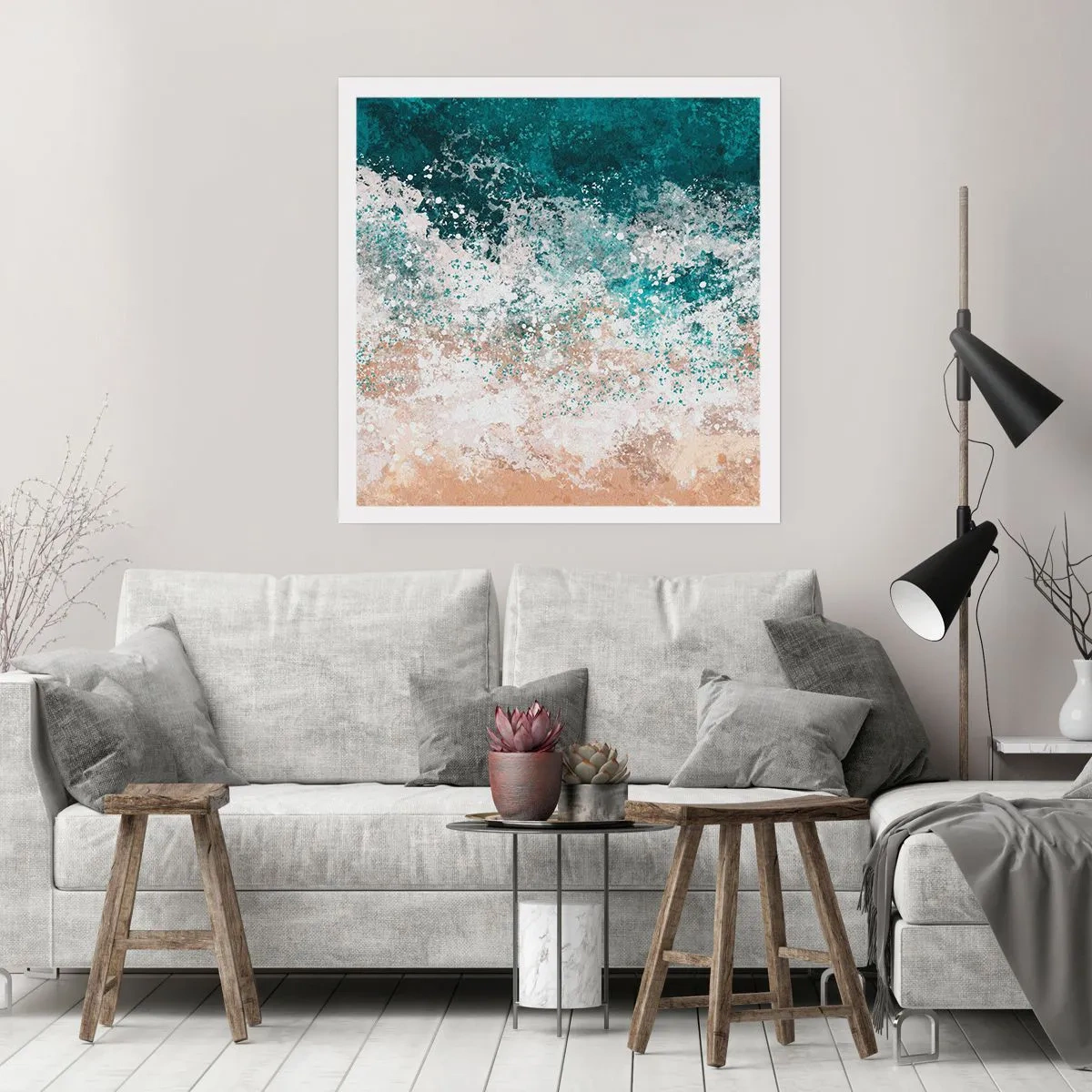Affiche - Poster - Histoires de la mer - 50x50 cm