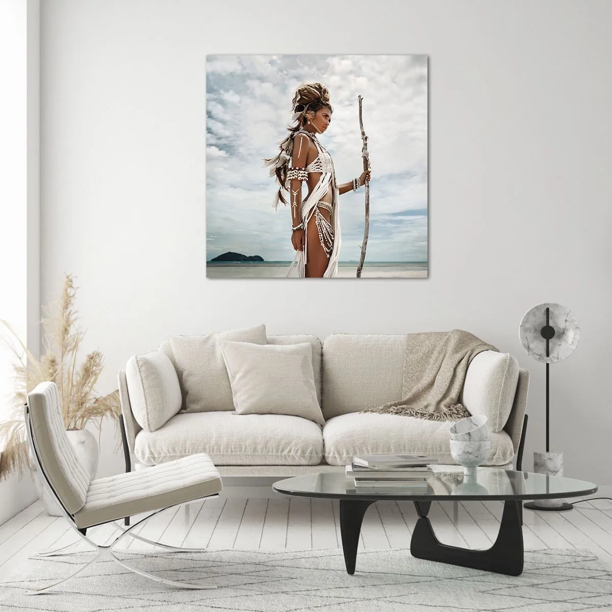 Impression sur verre - Image sur verre - Reine des tropiques - 40x40 cm