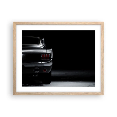 Affiche dans un chêne clair - Poster - Le charme du classique - 50x40 cm