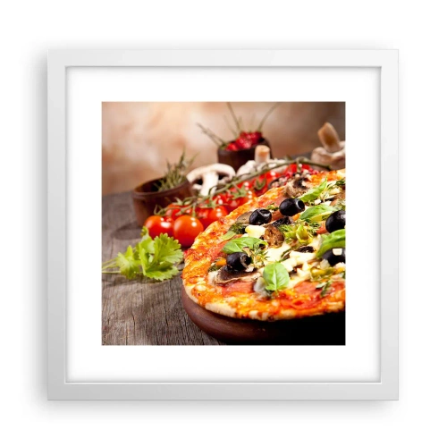 Affiche dans un cadre blanc - Poster - Des ingrédients telluriques - 30x30 cm