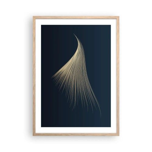 Affiche dans un chêne clair - Poster - Comme les cheveux d'un ange - 50x70 cm