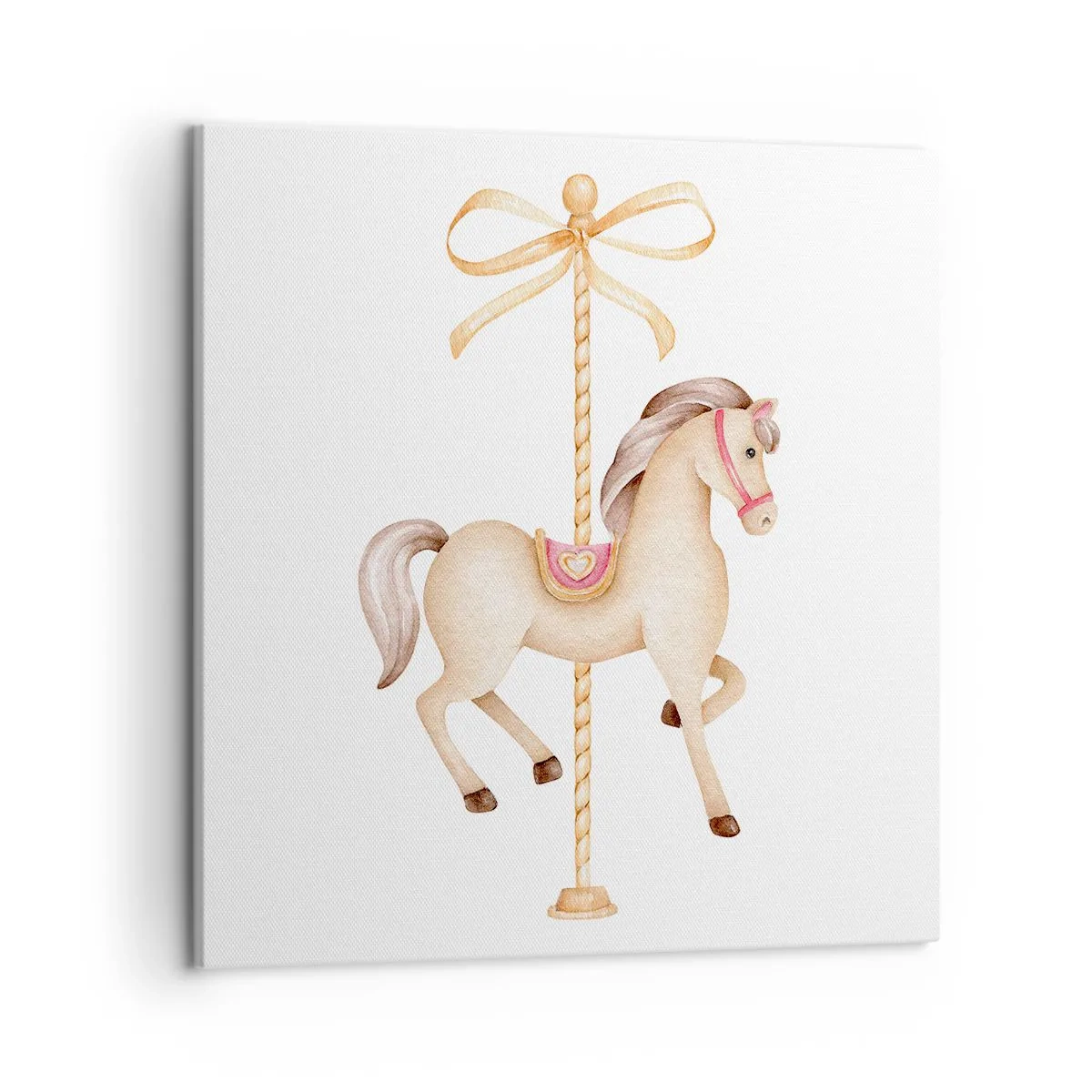 Impression sur toile - Image sur toile - Un trot gracieux - 50x50 cm