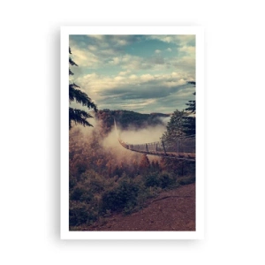 Affiche - Poster - Au-dessus de la forêt d'automne - 61x91 cm