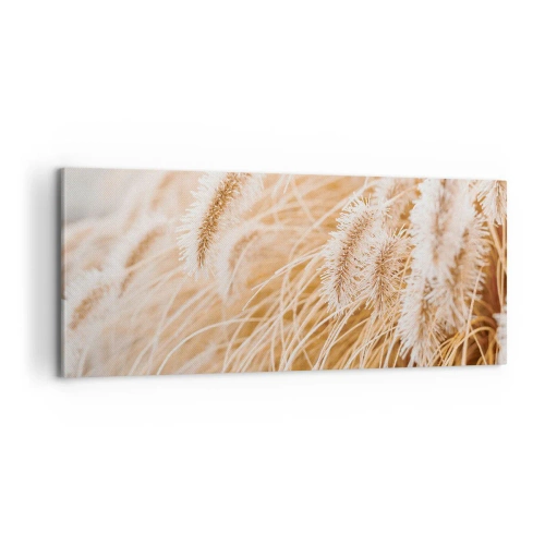 Impression sur toile - Image sur toile - Le bruissement doré de l'herbe - 100x40 cm