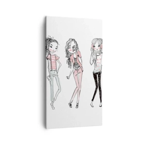 Impression sur toile - Image sur toile - On va s'amuser - 45x80 cm