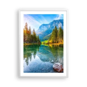 Affiche dans un cadre blanc - Poster - Douceur automnale - 50x70 cm