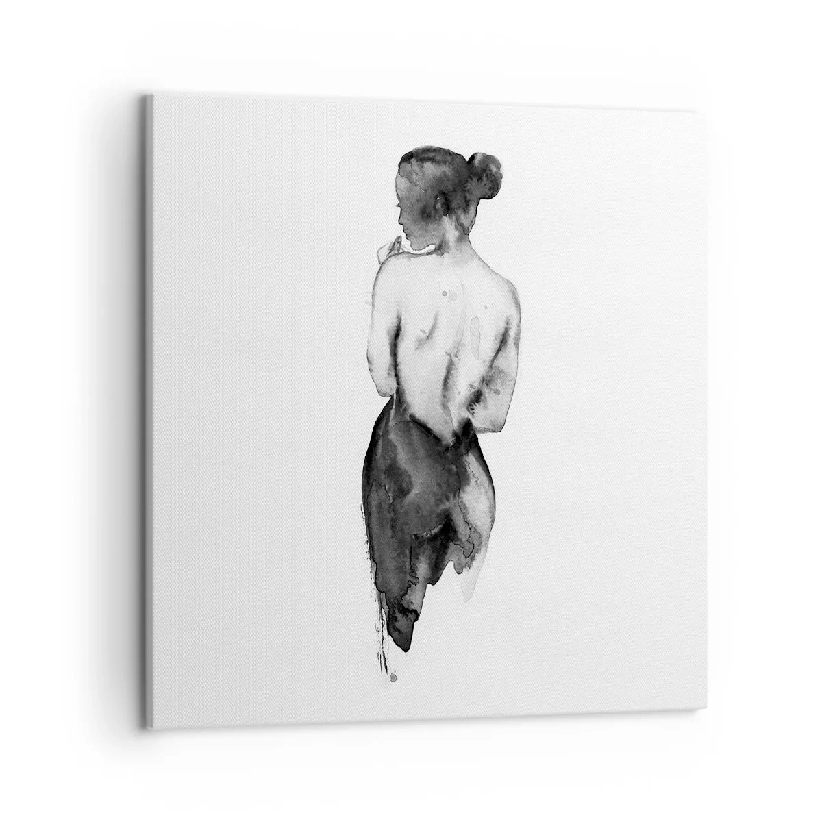 Impression sur toile - Image sur toile - Auprès d'elle, le monde disparaît - 50x50 cm