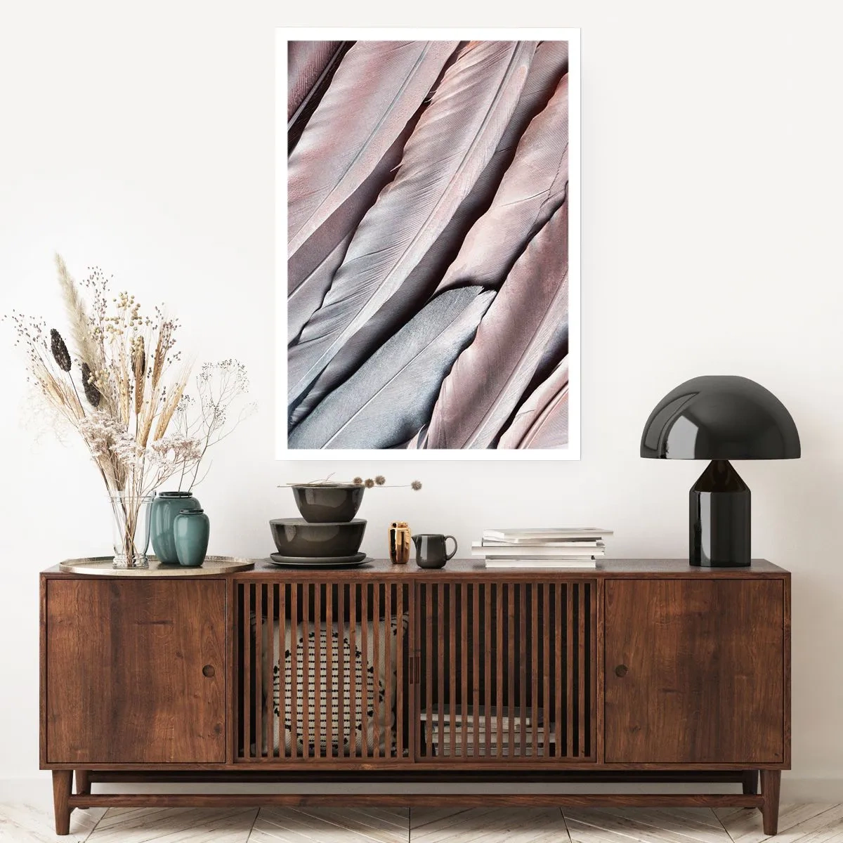 Affiche - Poster - En argent rose - 70x100 cm