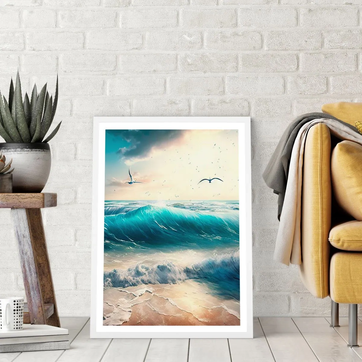 Affiche dans un cadre blanc - Poster - Ça bourdonne seulement pour toi - 40x50 cm