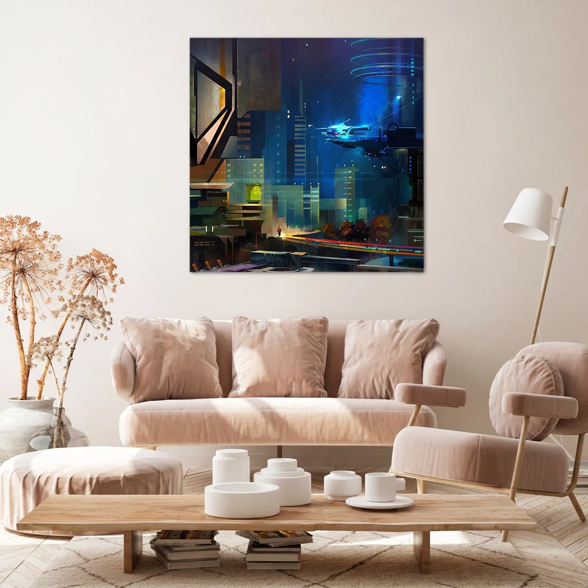 Impression sur toile - Image sur toile - Dans le futur proche - 70x70 cm