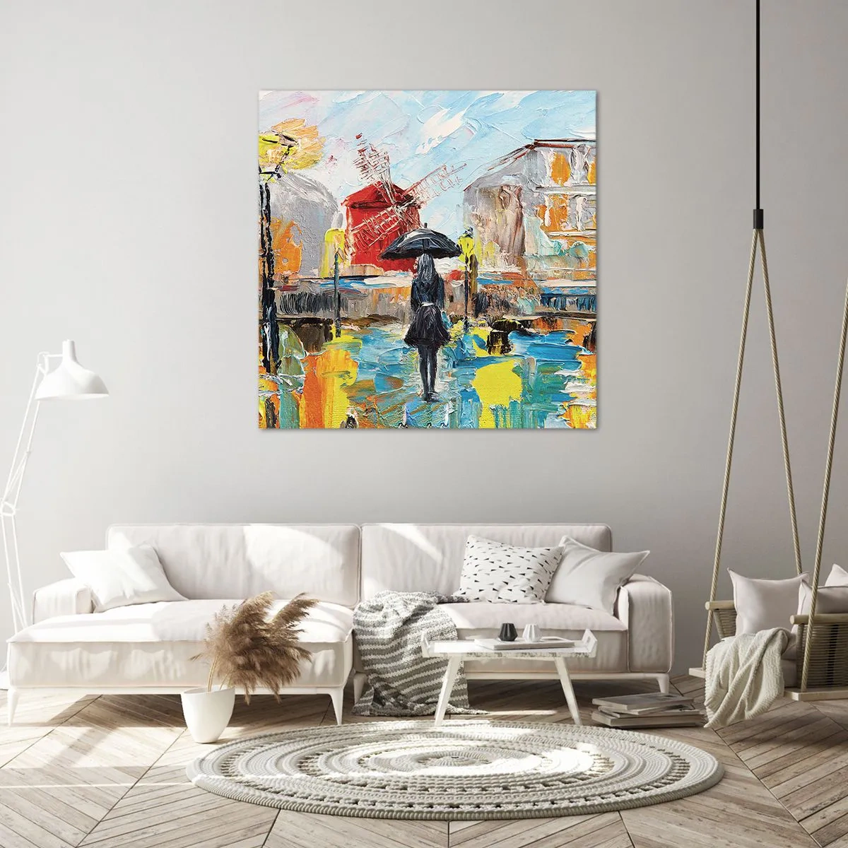 Impression sur toile - Image sur toile - Légende parisienne - 60x60 cm