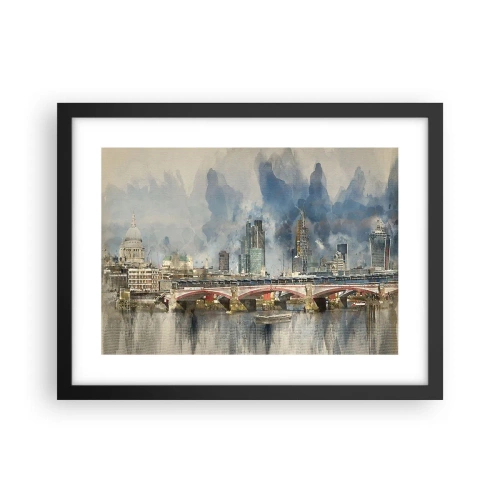 Affiche dans un cadre noir - Poster - Londres dans toute sa splendeur - 40x30 cm