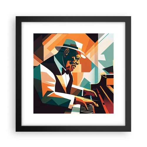 Affiche dans un cadre noir - Poster - C’est tout le jazz - 30x30 cm