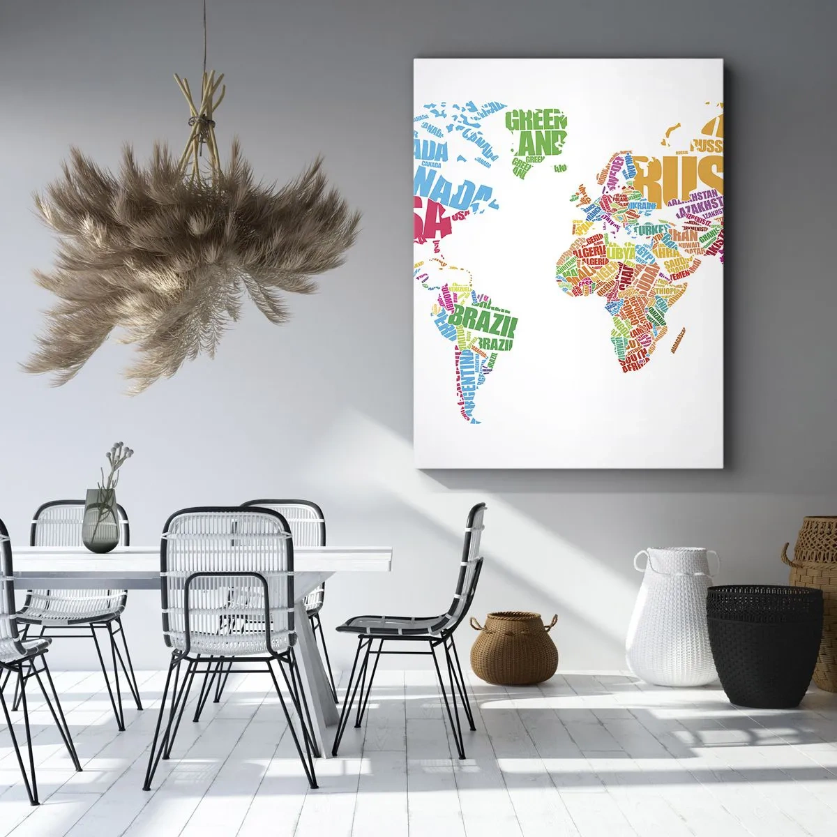 Impression sur toile - Image sur toile - je veux tous les rencontrer - 45x80 cm