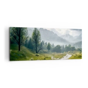 Impression sur toile - Image sur toile - Aller et retour - 100x40 cm