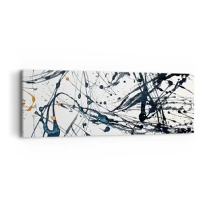 Impression sur toile - Image sur toile - Abstraction expressionniste - 90x30 cm