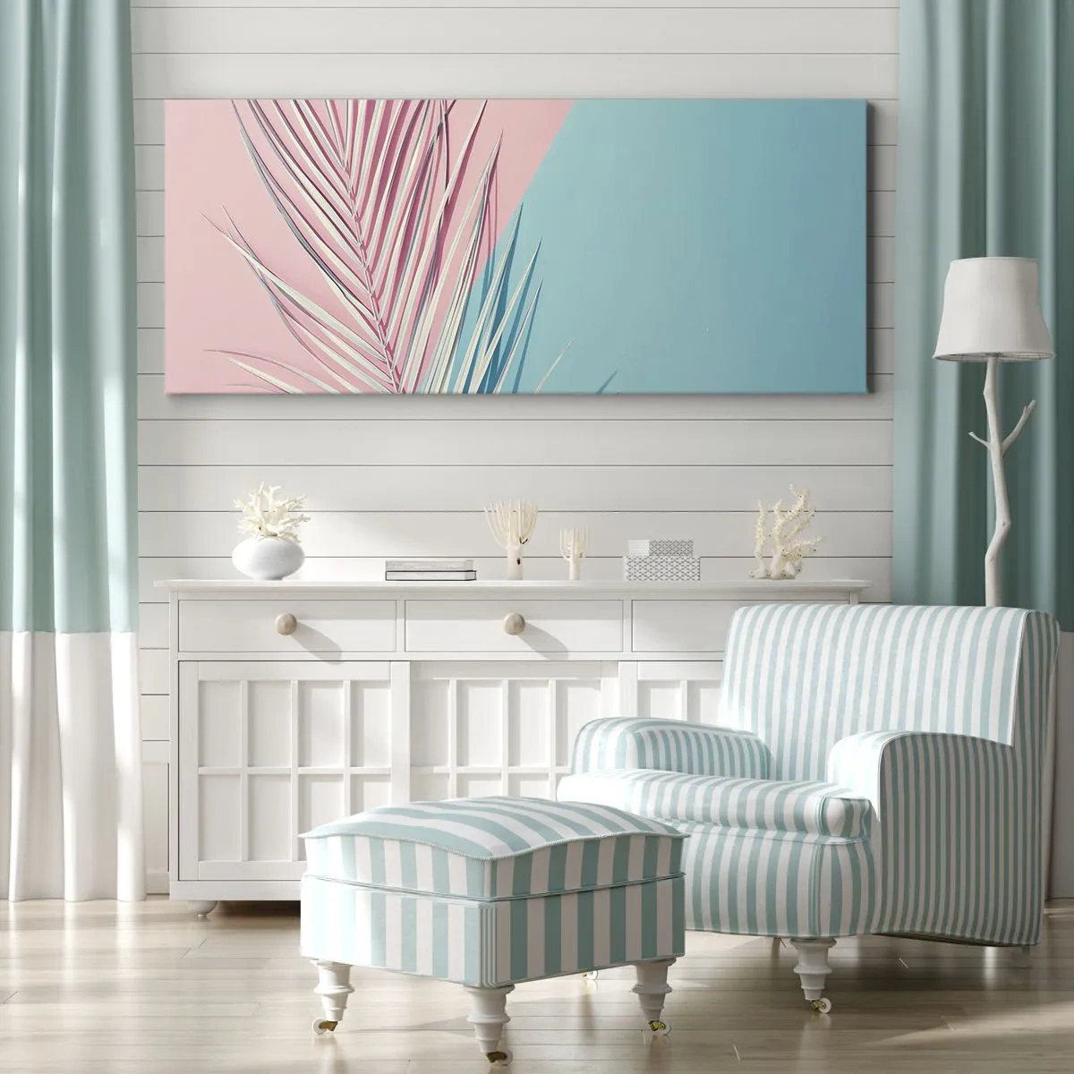 Impression sur toile - Image sur toile - Impression tropicale - 100x40 cm