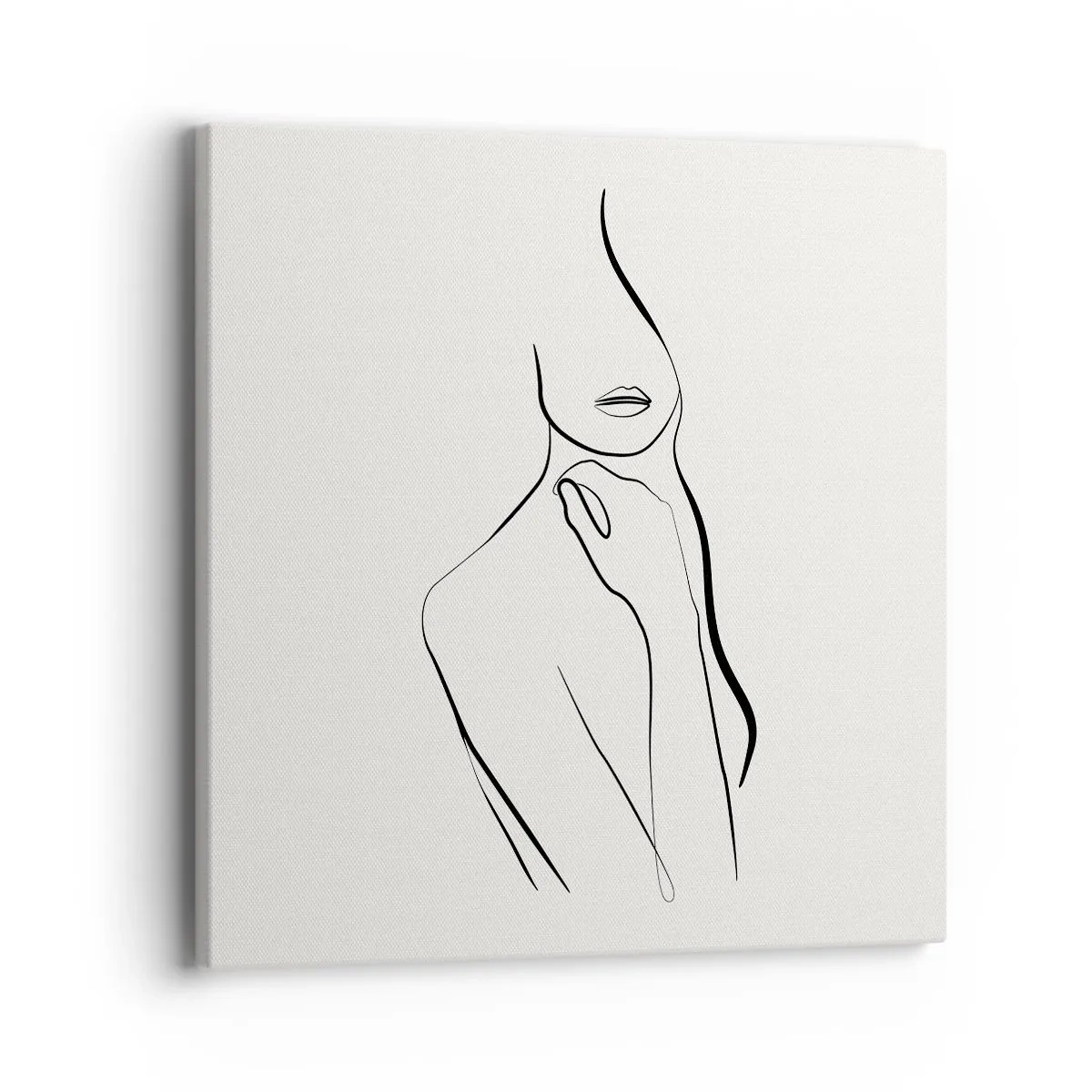 Impression sur toile - Image sur toile - Vague de mélancolie - 40x40 cm