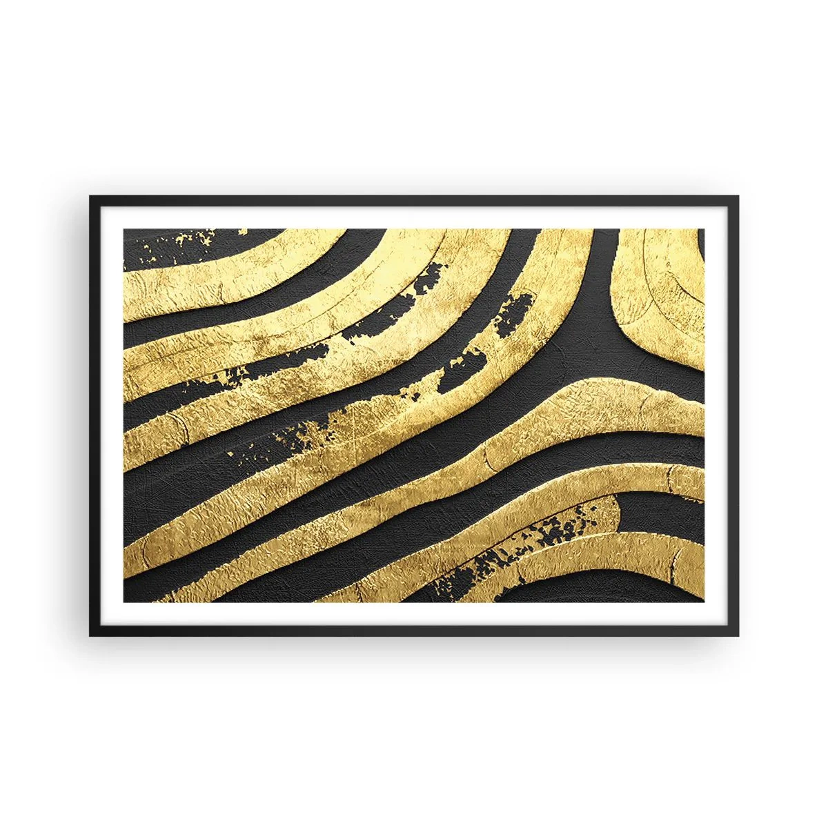 Affiche dans un cadre noir - Poster - Tout coule - 91x61 cm