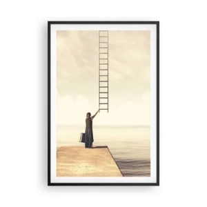 Affiche dans un cadre noir - Poster - Voyage magique - 61x91 cm