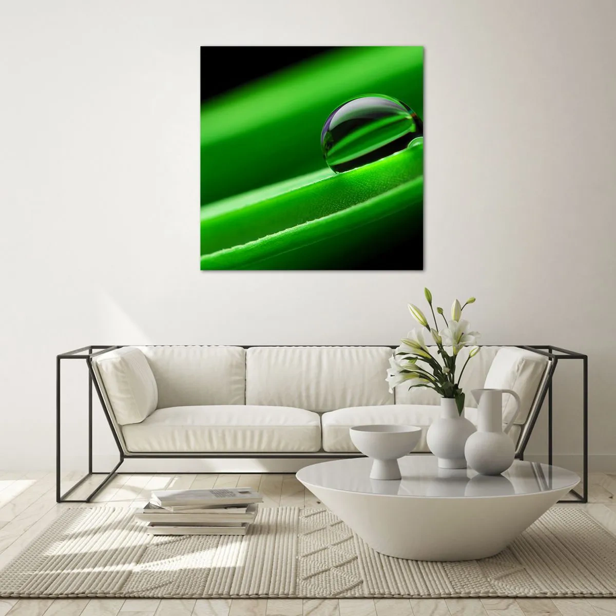 Impression sur verre - Image sur verre - La vie de près - 40x40 cm