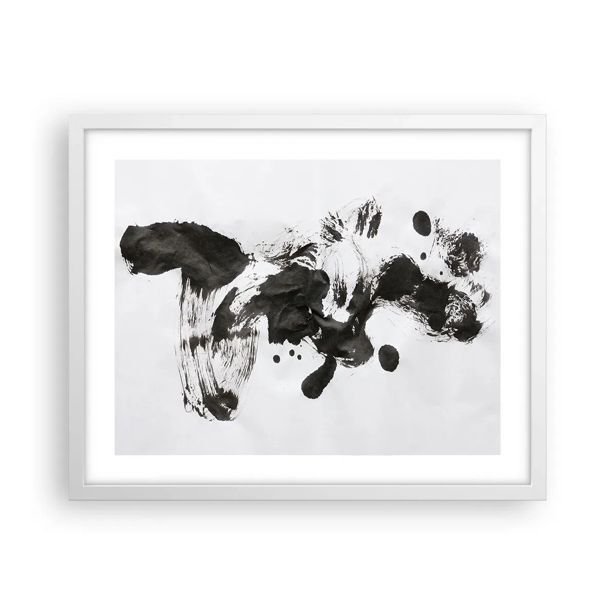 Affiche dans un cadre blanc - Poster - De la méthode dans la folie ? - 50x40 cm