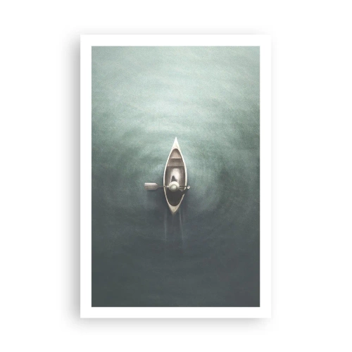 Affiche - Poster - À travers le lac de la lune - 61x91 cm