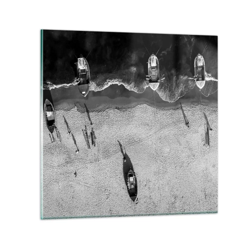 Impression sur verre - Image sur verre - Toujours sur le rivage… - 60x60 cm