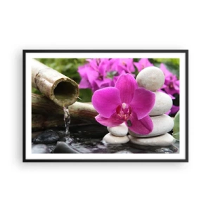 Affiche dans un cadre noir - Poster - Tu te reposes déjà - 91x61 cm