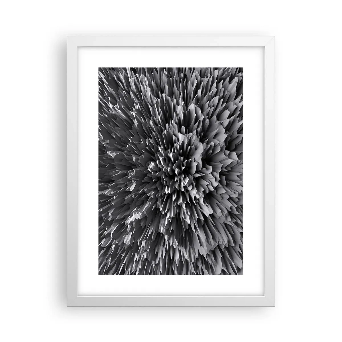 Affiche dans un cadre blanc - Poster - Ça ne peut pas être plus dur que ça - 30x40 cm