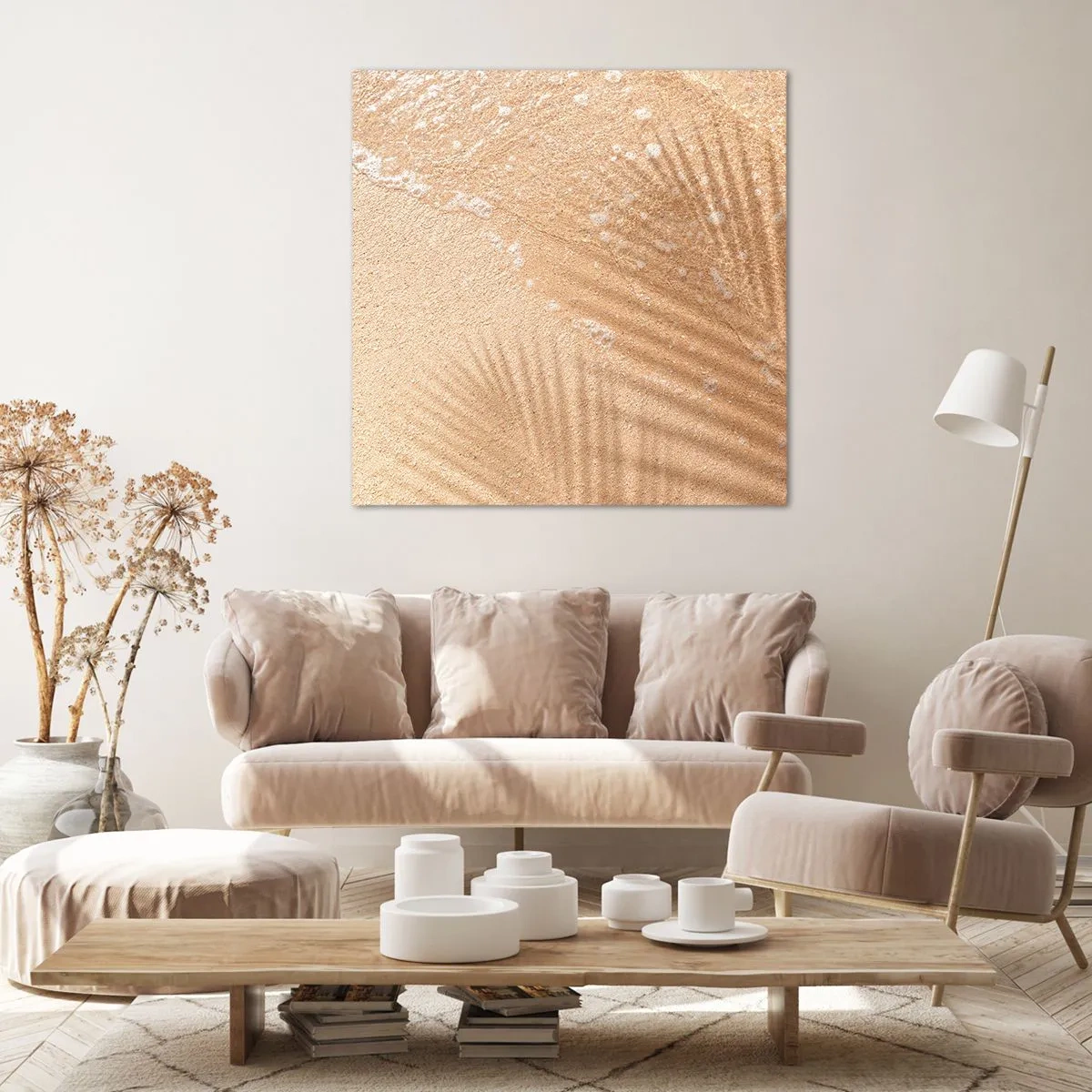 Impression sur toile - Image sur toile - Ombre d'un été chaud - 60x60 cm