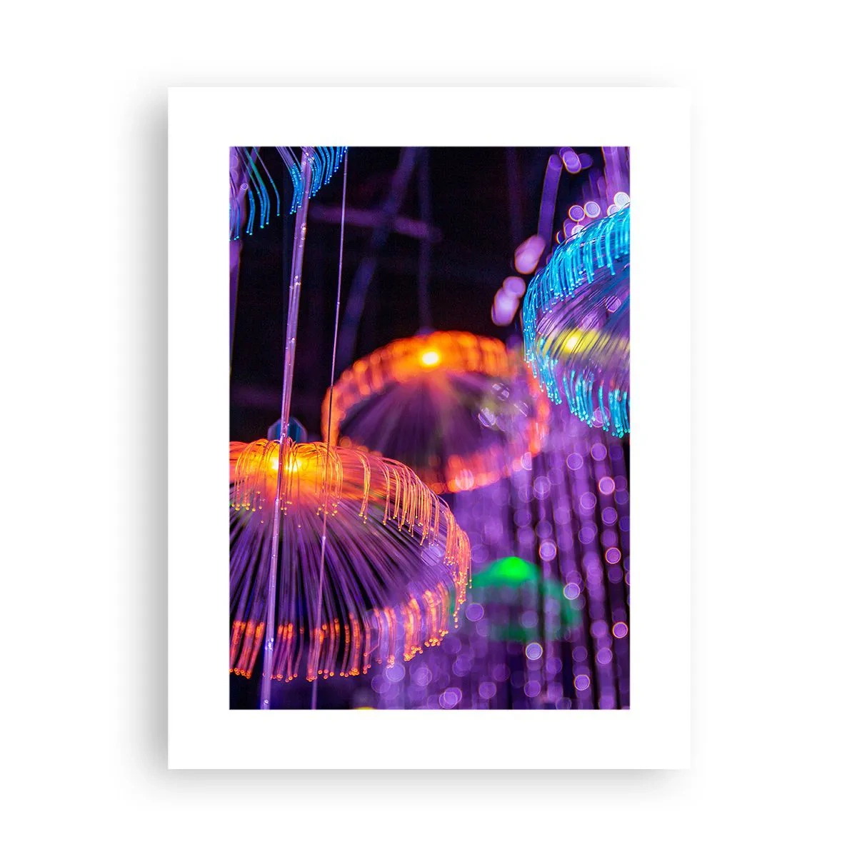 Affiche - Poster - Fontaine lumineuse - 30x40 cm
