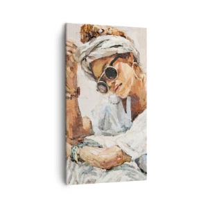 Impression sur toile - Image sur toile - Portrait en plein soleil - 45x80 cm
