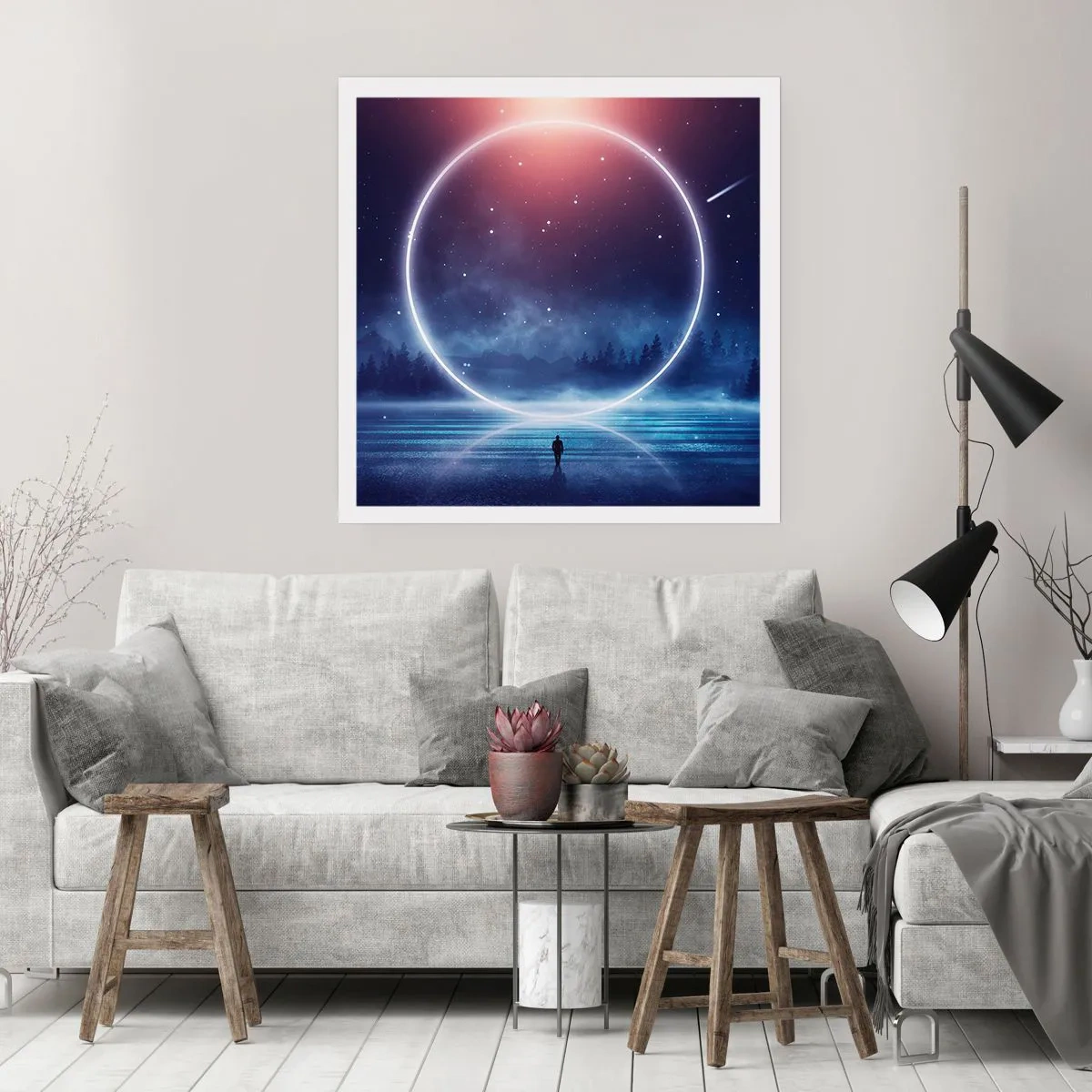 Affiche - Poster - Ils sont déjà là... - 40x40 cm