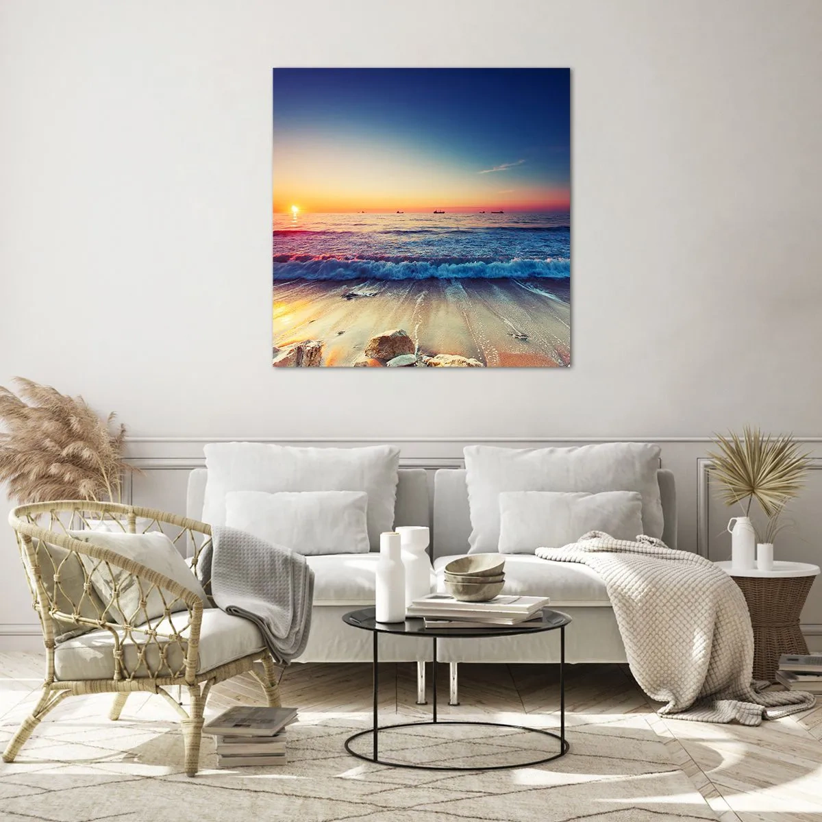 Impression sur verre - Image sur verre - Mais quel horizon ? - 40x40 cm