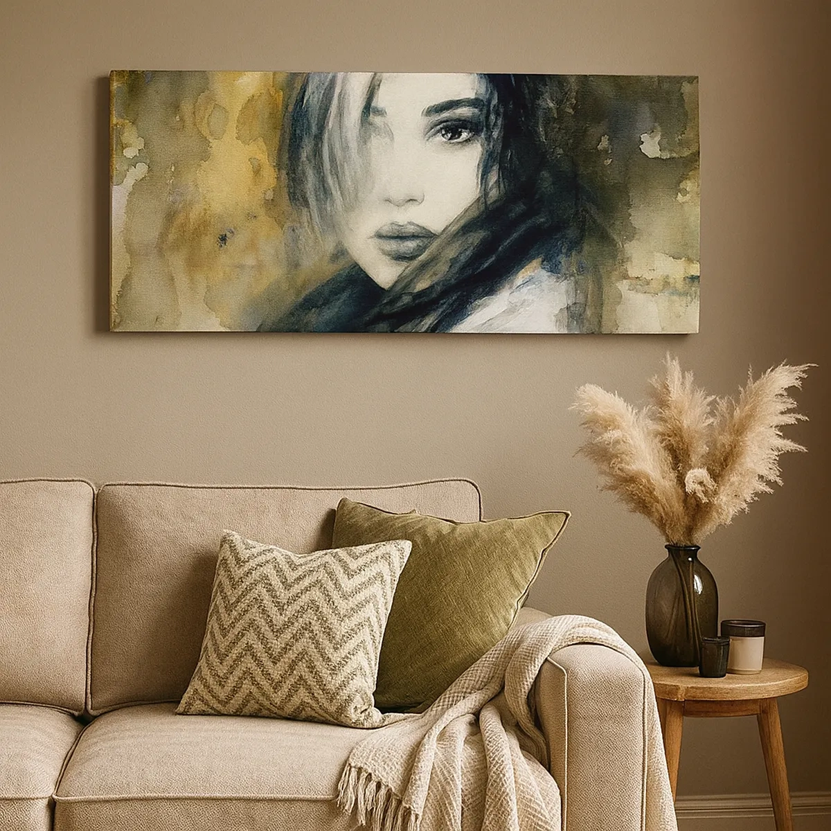 Impression sur toile - Image sur toile - plutôt innocente ou sensuelle ? - 30x30 cm