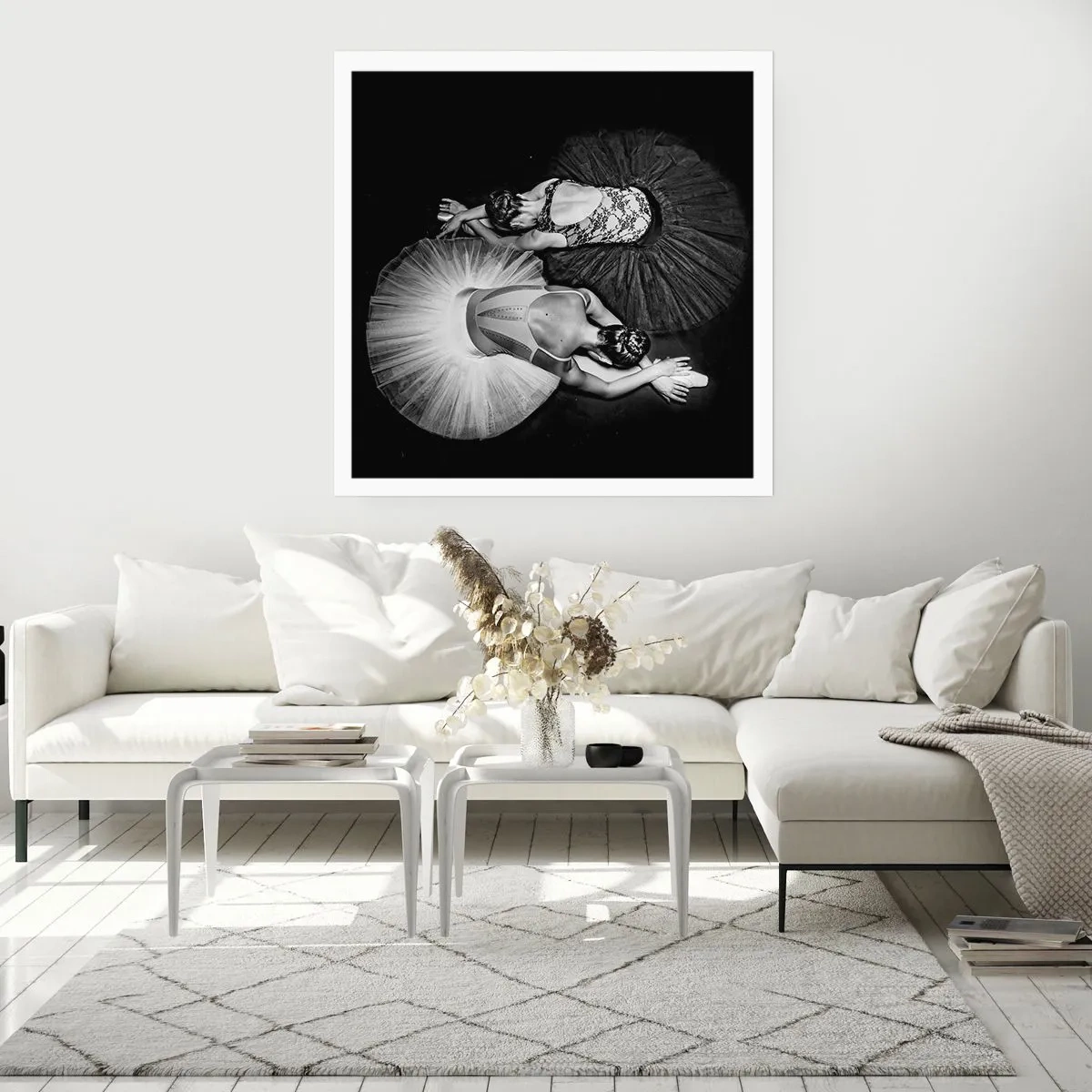 Affiche - Poster - Jin et jang – équilibre idéal - 40x40 cm